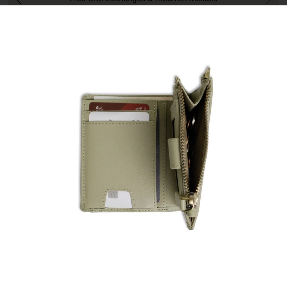 Andar the Lo Olive Green Wallet with Strap - Picture 4 of 5